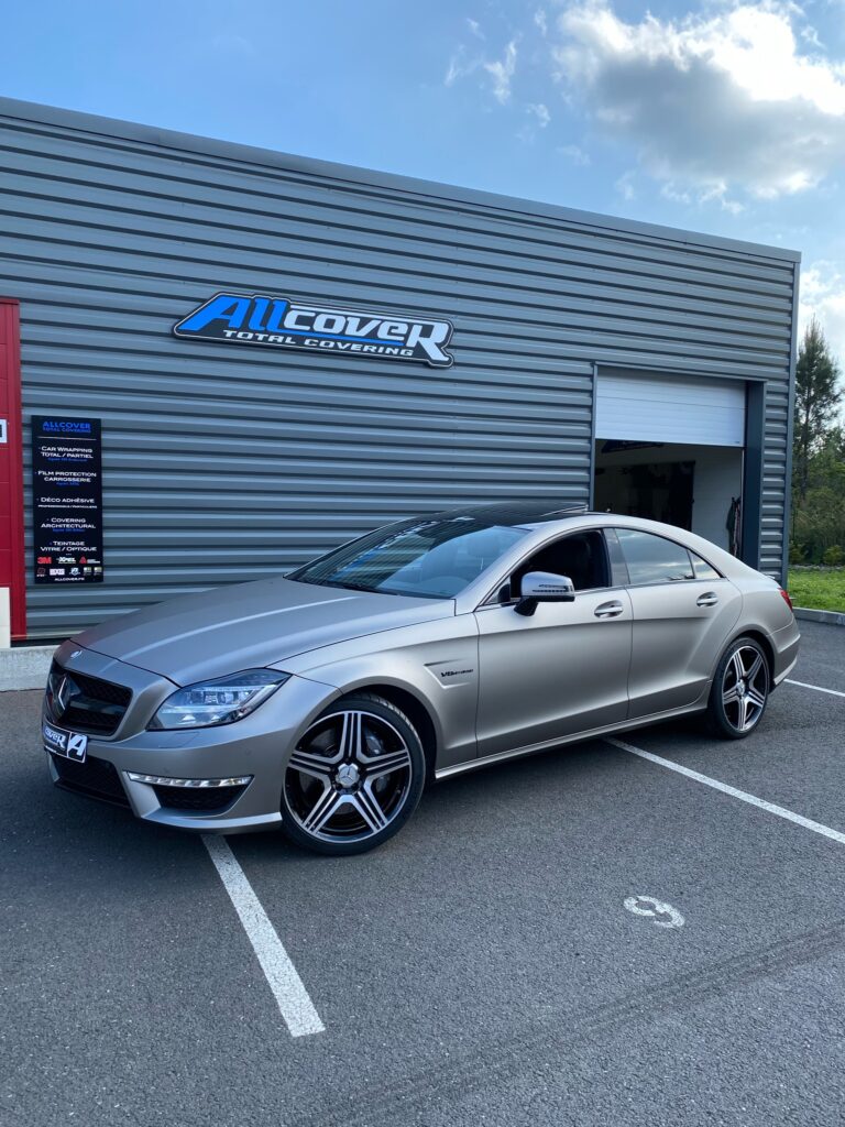 Mercedes CLS 63 – 3M Matte Gray aluminium