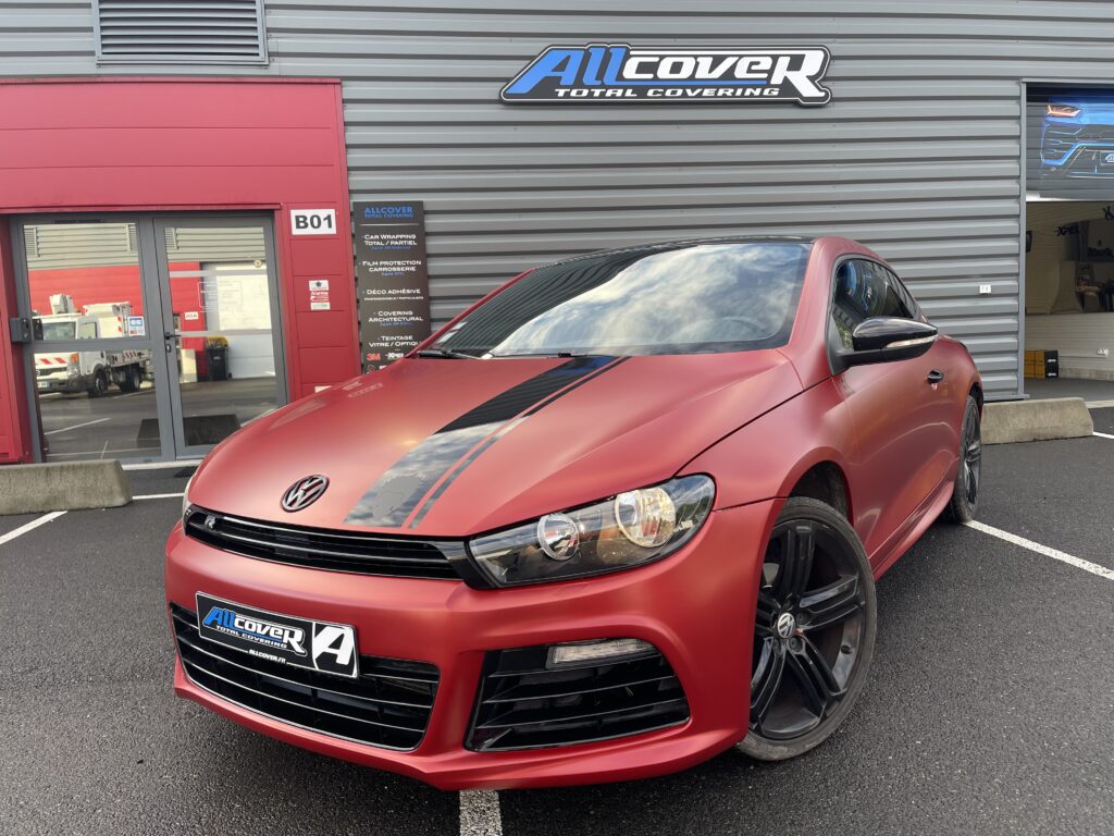 VW Scirocco – 3M Satin Vampire Red