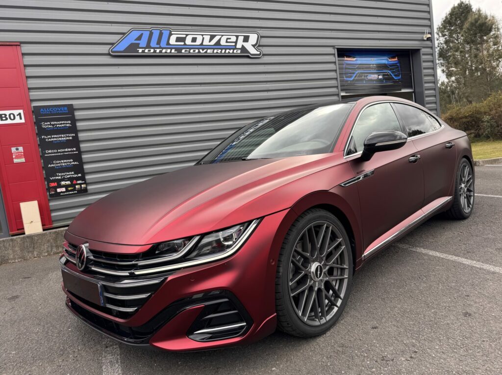 Volkswagen Arteon R – Hexis Scarlet Red Chrome Satin