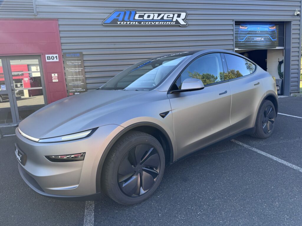 Tesla Model Y – 3M Matte Aluminium Gray